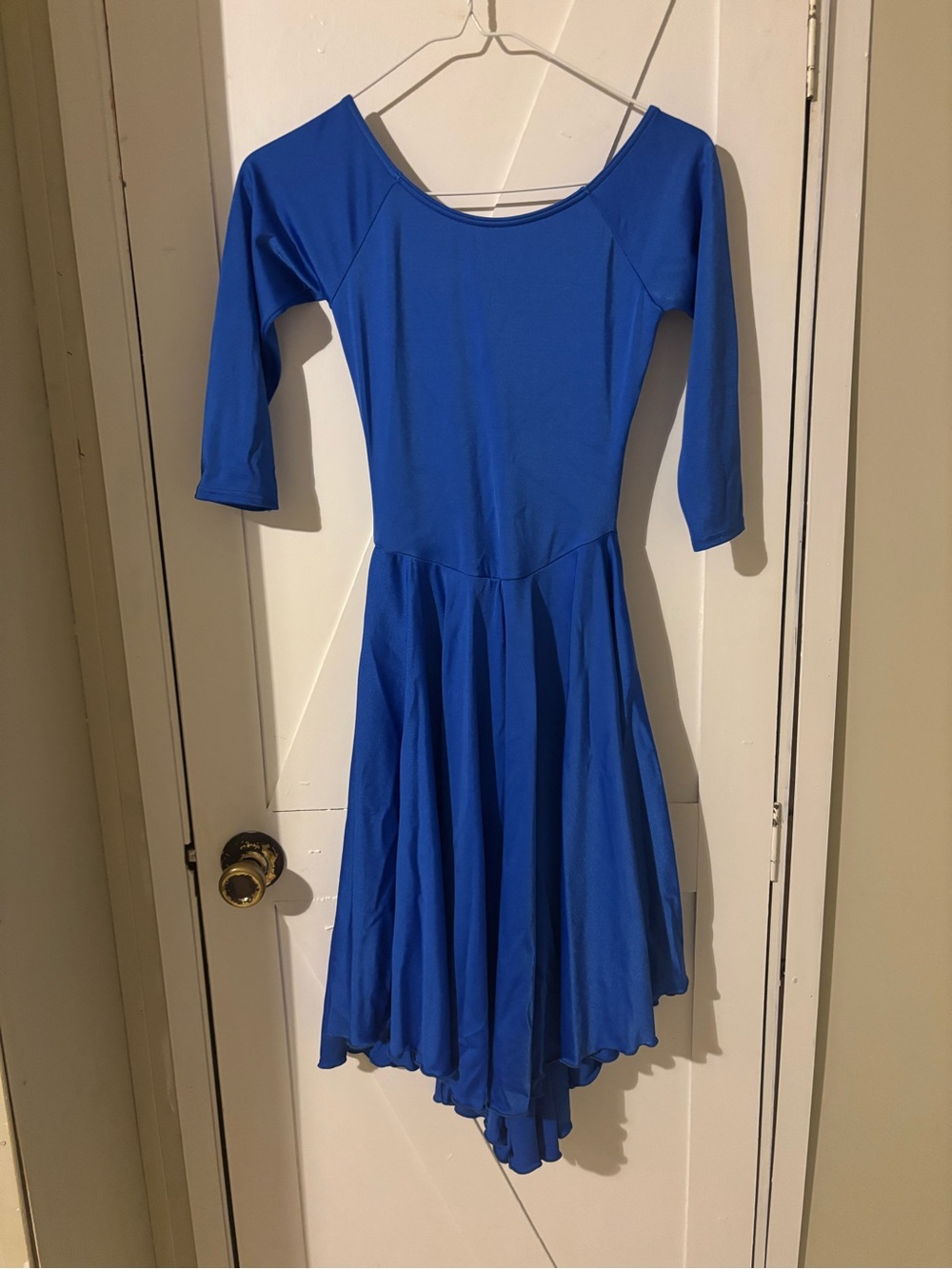 Vintage Gay-Lu The Dancemaker Blue Dance Skating Dress Small USA